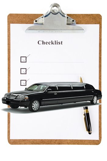 check list when renting a limo in orange county