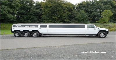 Triple Axle Hummer Limo